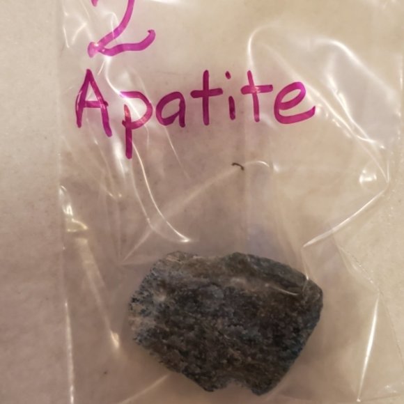 Natural Raw Apatite Crystal #2 stone - Picture 3 of 9